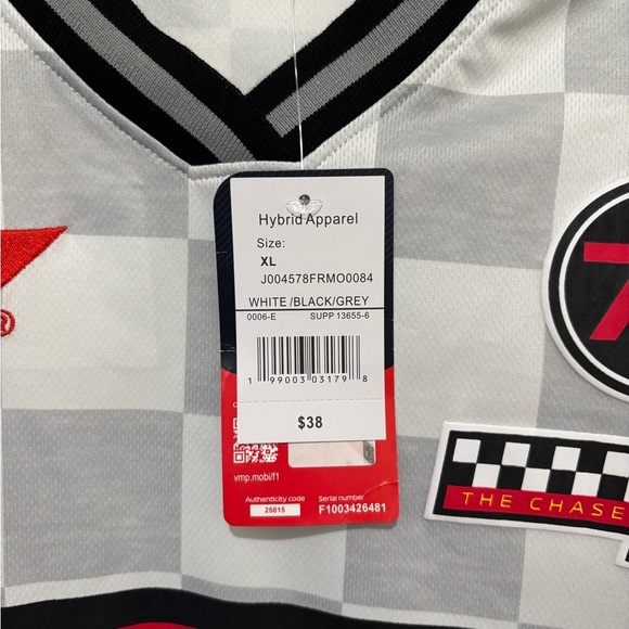 Formula 1 Gray Checkered Women’s Shirt - Picture 4 of 6